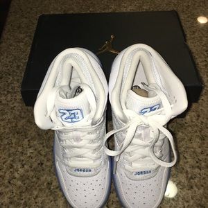 NWT baby blue Jordan high tops